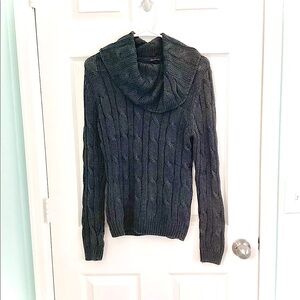 Daisy Fuentes Swag Cable Sweater